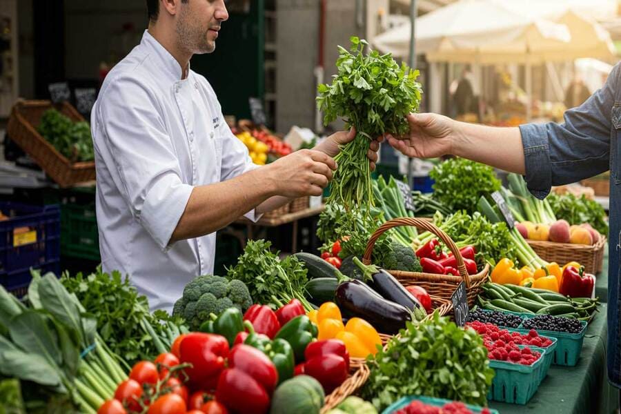 Exploring local markets and cooking fresh meals – Vietnam gastronomy and senses journey.