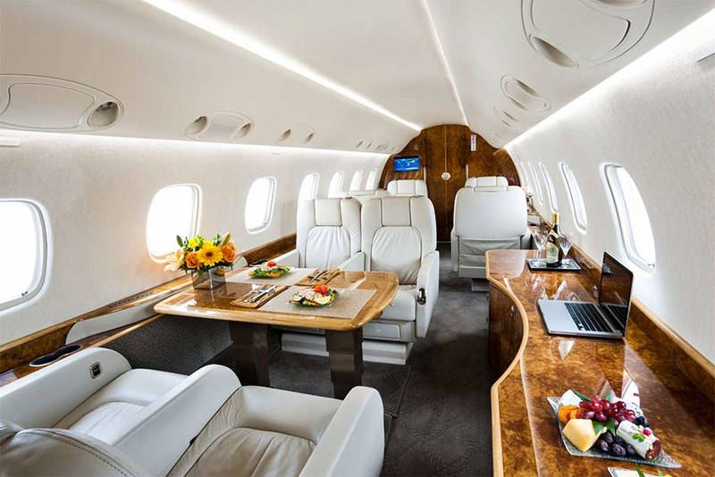 Exclusive private jet service by Tonkin Legends, Vietnam DMC, combining comfort, dining and productivity onboard