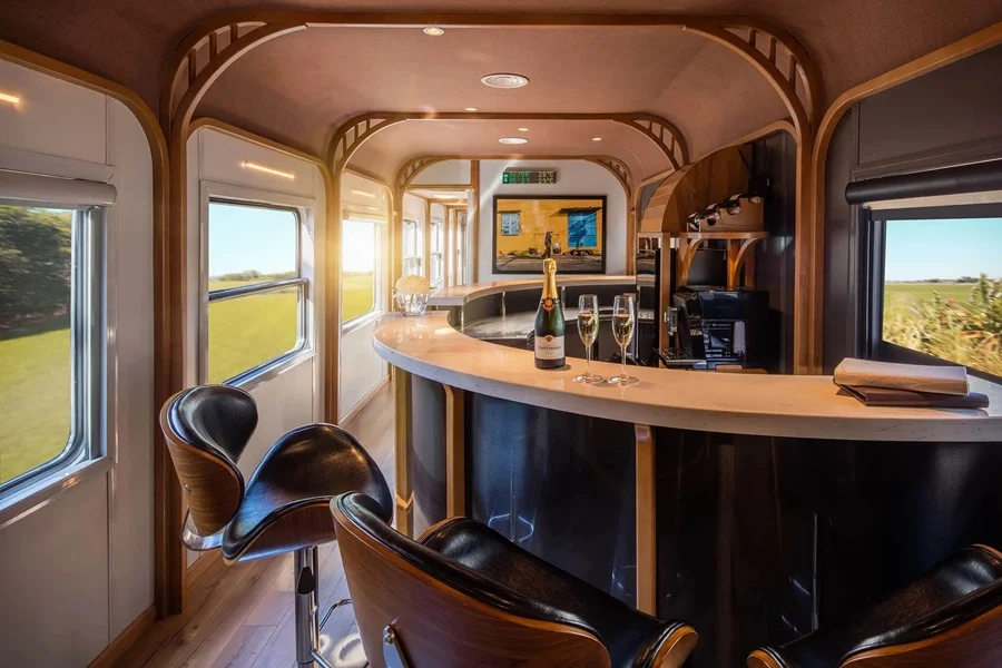 Premium train journey designed by a Vietnam DMC for luxury travel